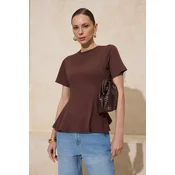 Trendyol Milla Ženska bluza, Braon