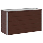 vidaXL Povišana vrtna gredica Rjava 100 x 40 x 55 cm