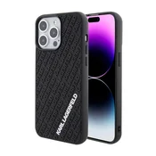 KARL LAGERFELD Maska za telefonHc 3D Multi Logo za iPhone 15 Pro Max 6.7, Crna