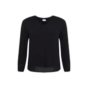 KAFFE CURVE Bluza Ami, črna