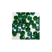 Ceške perle polirane 6 mm emerald AB