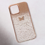 Ovitek Shiny Dusty Rose type 7 za Apple iPhone 13 Pro Max, Teracell, rjava