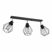 master LED Stenska svetilka 3xE27 za LED IP20 OTTO pravokotna črna