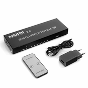 Spacetronik SPH-M241 4K 60Hz HDMI 2/4 Matrix