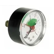 shumee TEHNIČNI MANOMETER PREMER 63 mm 0-6 bar ZADNJI - MOŠKI 1/4