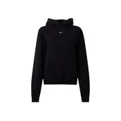 Nike Sportswear Majica Studio Fleece črna/bela