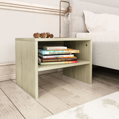 Nocni ormaric boja hrasta 40 x 30 x 30 cm konstruirano drvo