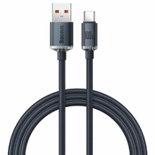 Kabel Baseus Crystal Shine USB kabel za USB-C, 100W, 1,2m (crni)