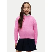 Tommy Hilfiger Pulover KG0KG08848 Svetlo rožnata Regular Fit