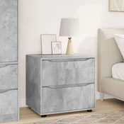 vidaXL Omarica za shranjevanje Betonsko siva 60 x 48 x 57 cm