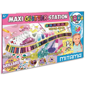 Kreativni komplet Mitama Maxi Glitter Station - 100 komada