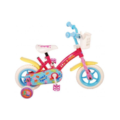 Dječji bicikl Peppa Pig 10 s fiksnim prijenosom - roza-plavi