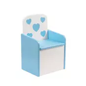 Chairs with storage Heart Blue