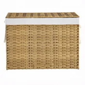 Songmics Košara za perilo 86x40x61 cm naravna