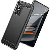 1 to 3 Hurtel Carbon Ovitek Za Realme Gt Neo 3 Silikonski Ovitek Fleksibil