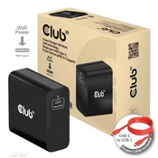 CLUB3D CAC-1914EU Travel Charger 140 Watt GaN technology crno