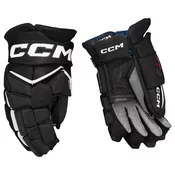 Hokejske rokavice CCM JetSpeed FT8 Black/White Senior 14 palcev