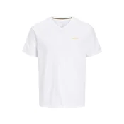 JACK & JONES Majica  zlato-rumena / bela