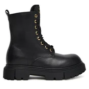 Pohodni čevlji Elisabetta Franchi Lace-Up Bootie F4A5-E0411-1251 D Črna