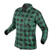 slomart Koszula flanelowa NEO TOOLS, zielona, vel. M