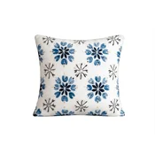 Prevleka za blazino mikropliš ICY FLAKES 45x45 cm, bela