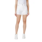 Calvin Klein Jeans Jeans kratke hlače J20J225153 Bela Mom Fit