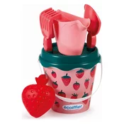 Ecoiffier vedro set Jagoda, dim: 18 x 18 x 29,5 cm