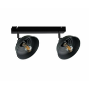 Spot svetiljka FAUN 2xE27/60W/230V crna