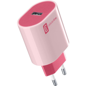 Celularni polnilnik za potovanje 12W USB Type-A Slog Barva roza ACHUSBSMART12WP
