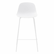 Bel plastičen barski stol 92,5 cm Whitby – Unique Furniture