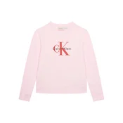 Calvin Klein Jeans Majica roza / krvavo rdeča / črna