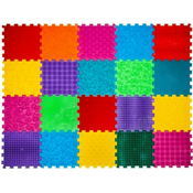 Ortek Masažna ortopedska podloga Puzzle Mix 20 elementov