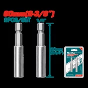TOTAL Magnetni držac bitova, osigurac, 60mm, 2kom
