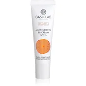 BasicLab Dermocosmetics Beauties vlažilna BB krema SPF 15 odtenek 310 Honey 33 ml