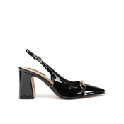 Čevlji s peto NINE WEST PD0023-01 Črna