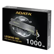 ADATA SSD Legend 860, R6000/W5000, 1TB, NVMe, SLEG-860-1000GCS