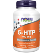 NOW Foods 5-HTP, 100 mg, 120 rastlinskih kapsul