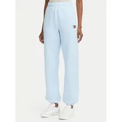 Tommy Jeans Spodnji del trenirke DW0DW22780 Svetlo modra Regular Fit