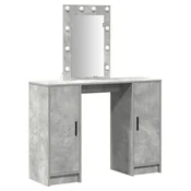 Toaletni stol Svijetlo siva 102 x 33 x 135 cm Konstruirano drvo