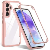 Hibridni Full body ovitek Techsuit ColorVerse 360 za Samsung Galaxy S24 Plus - pink