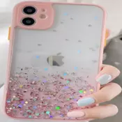 MCTK6 IPHONE X XS Furtrola 3D Sparkling star silicone Pink 139