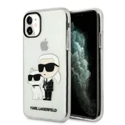 Karl Lagerfeld iPhone 11 6,1 transparent hardcase Gliter KarlChoupette (KLHCN61HNKCTGT)