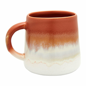 Oranžno-bela skodelica Sass & Belle Bohemian Home Mojave, 400 ml
