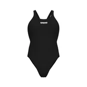 ARENA Enodelne kopalke SWIM TECH SOLID črna/bela