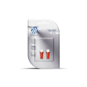 M-TECH Sijalica 12V T5,R5,W2X4.6D,W1.2W,W2W,W2.3W Led 2kom Crveno Kucište