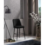 Hanah Home Set 4 barske stolice Vento Crni