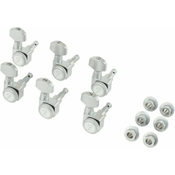 Fender Locking Stratocaster/Telecaster Tuning Machines Brushed Chrome 6 Pack