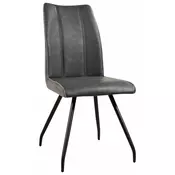 STOLICA siva metal, tekstil