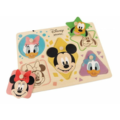 Mikro Trading DISNEY lesena sestavljanka 30x22 cm 6 kosov v foliji
