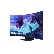 Monitor Samsung 55 G97NC Odyssey Ark ukrivljen, VA, 3840x2160, 3xHDMI, DP, USB, Wi-Fi, BT, LAN (LS55CG970NUXDU) - Samsung - 54.6 - Titan črna - 1174.8 x 1102.0 x 379.0 mm - 41,5 kg - 24 - G - Avtera